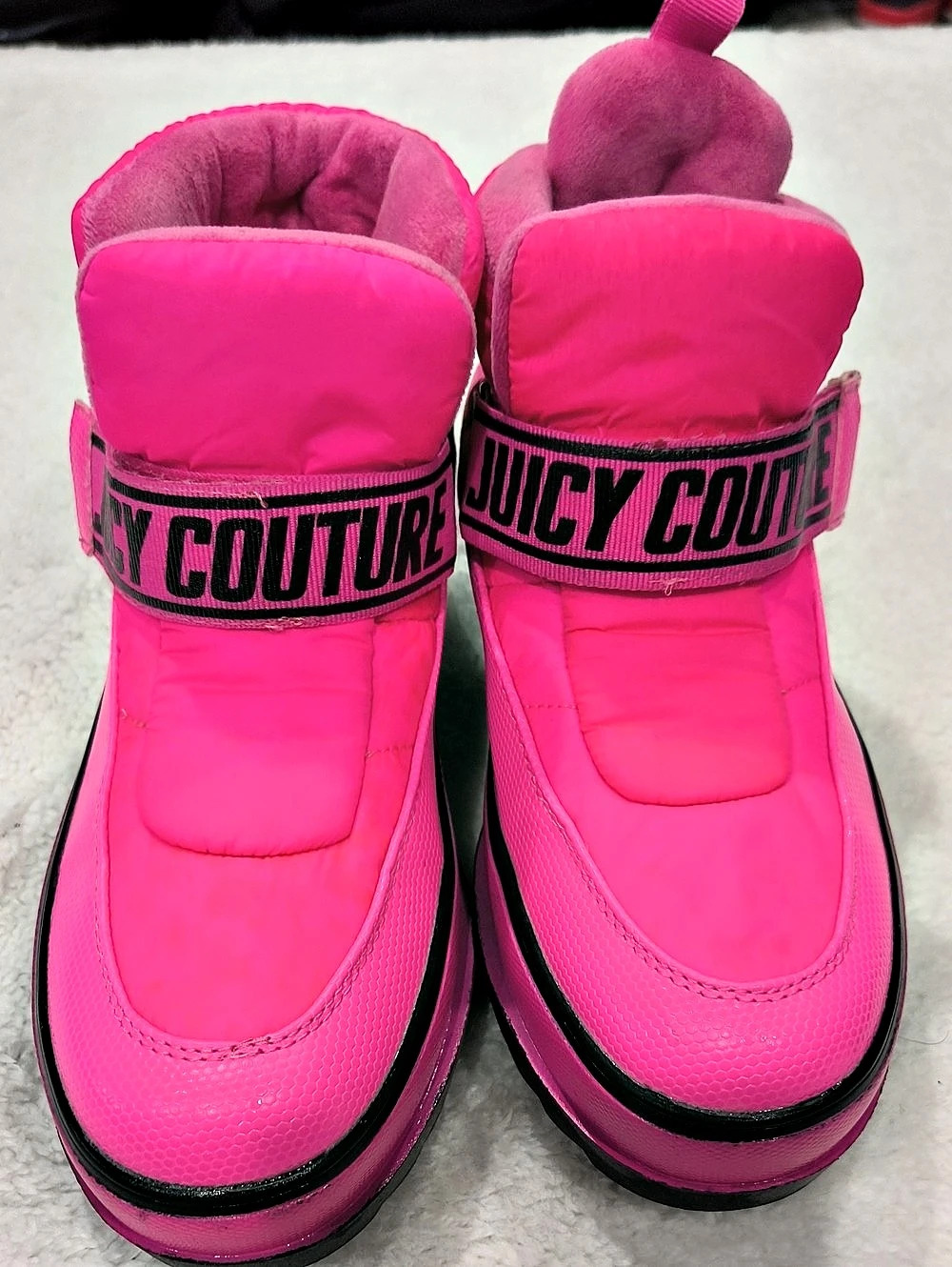 Juicy Couture Pink High Top Sneakers US 6